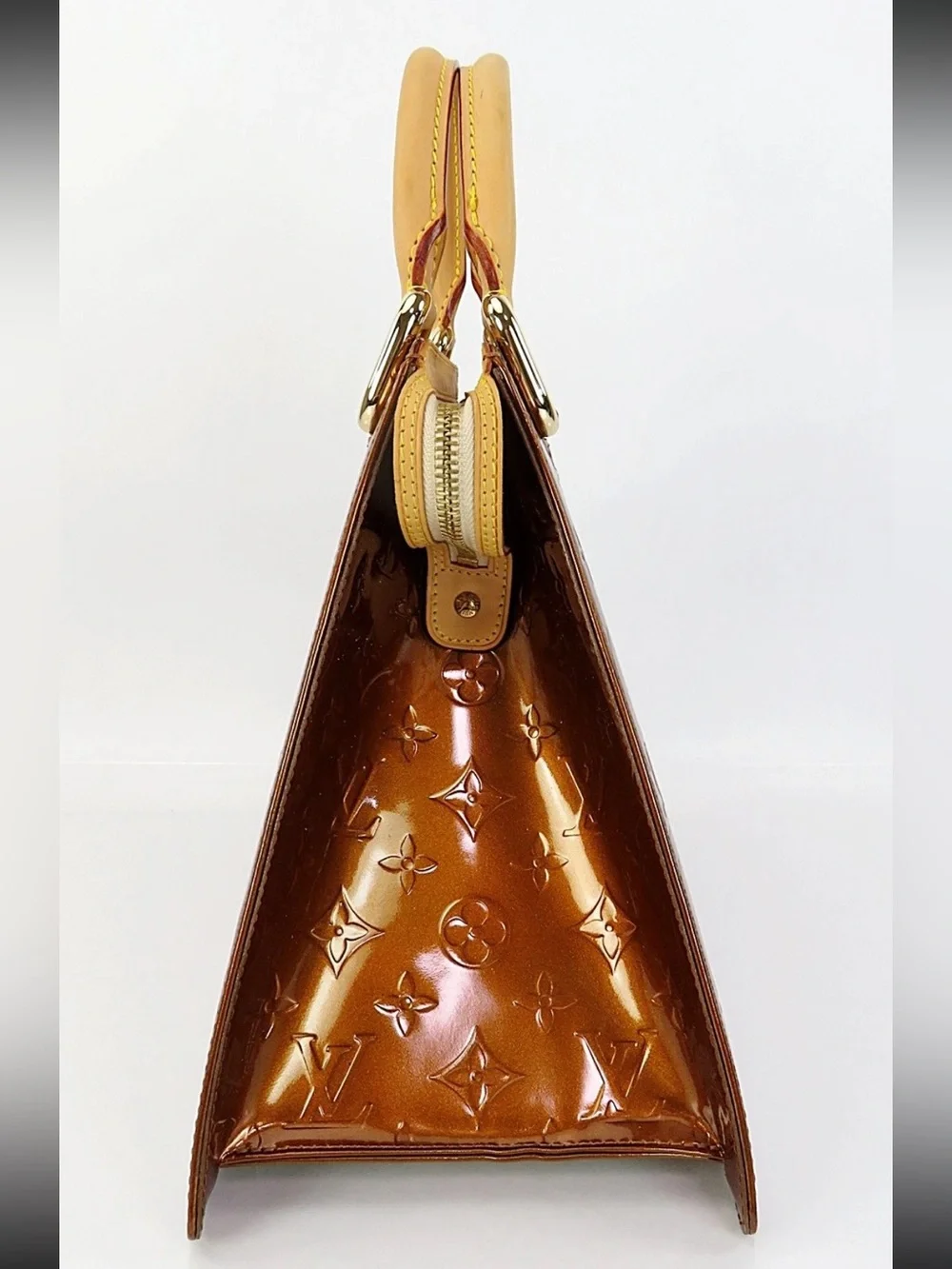 Louis Vuitton Metallic Brown Monogram Pyramid Tote